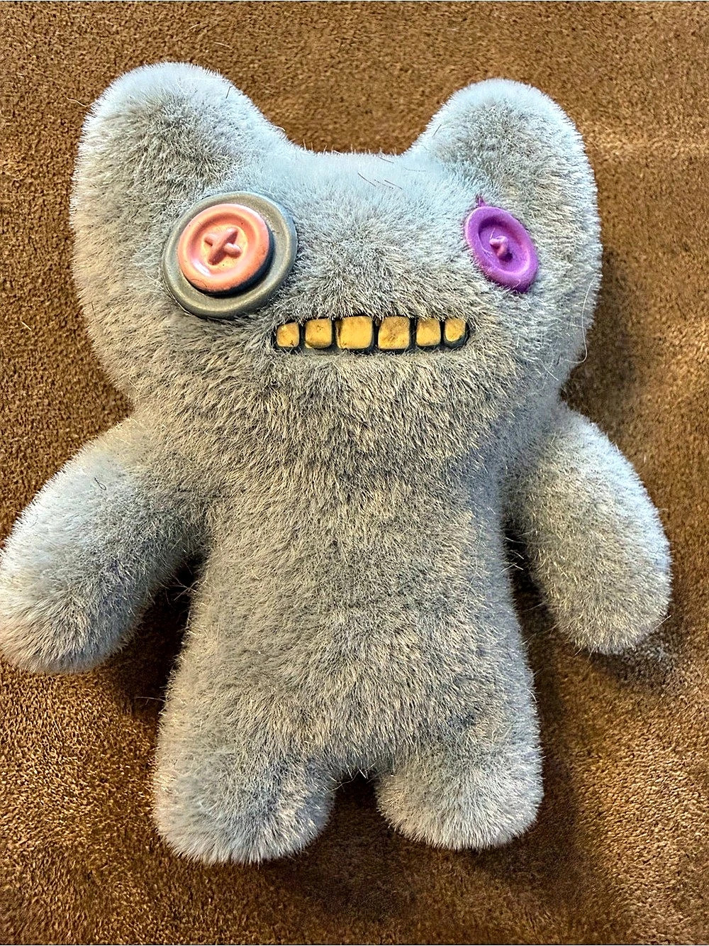 Fuggler Alley Cats Cheeze Soft Blue 9 Inch Plush Toy Blue Plush Toy